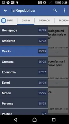 Italy News android App screenshot 9